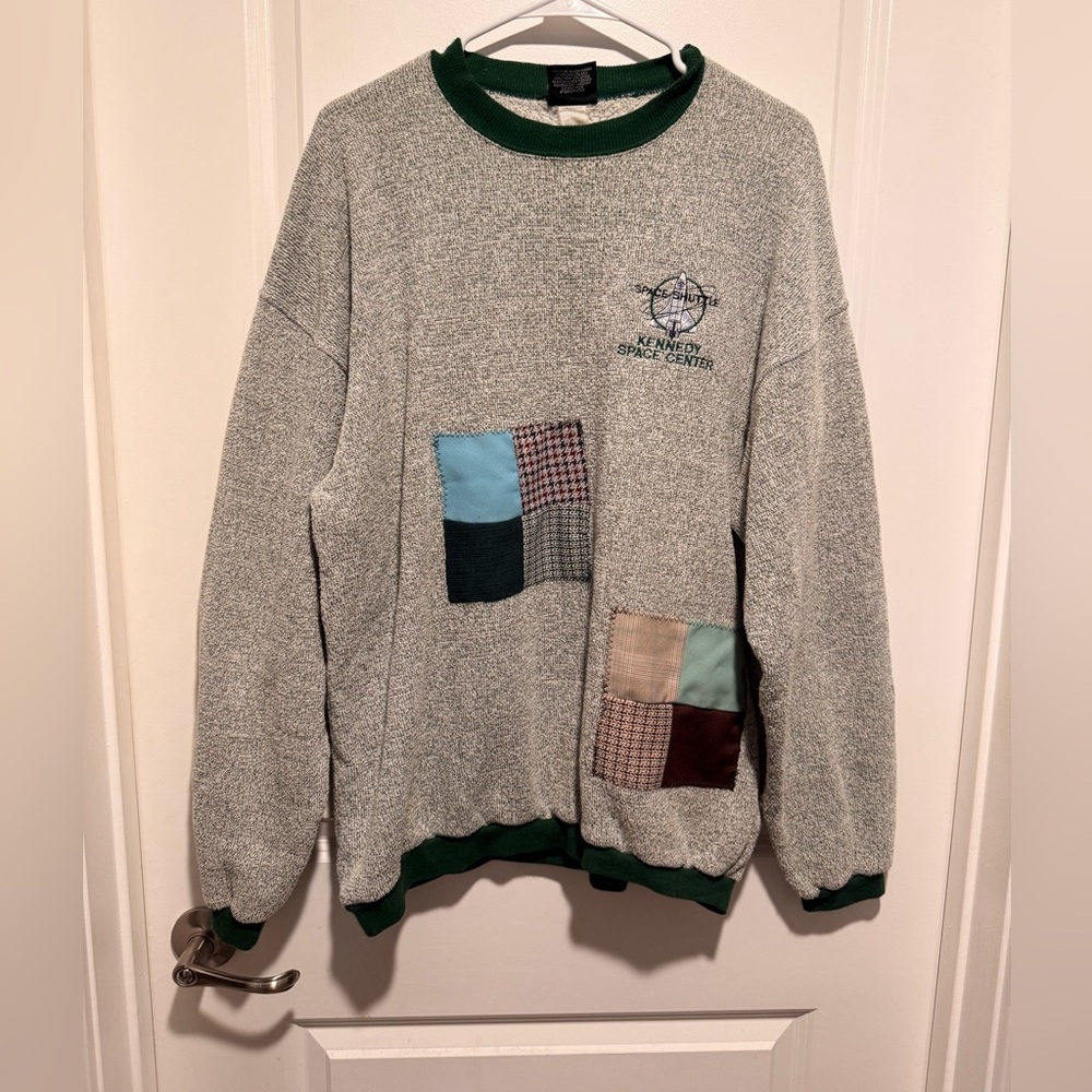 Vintage Patchwork Kennedy Space Center Sweater